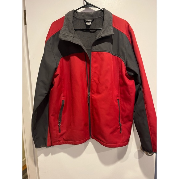 Champion Jacket - men’s large - red and gray - Picture 2 of 5
